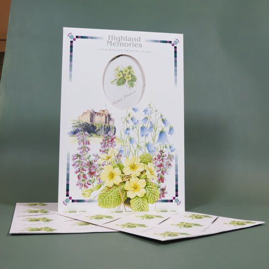 Highland Memories Primrose - (Pack Of 5) Fragrant Drawer Liners
