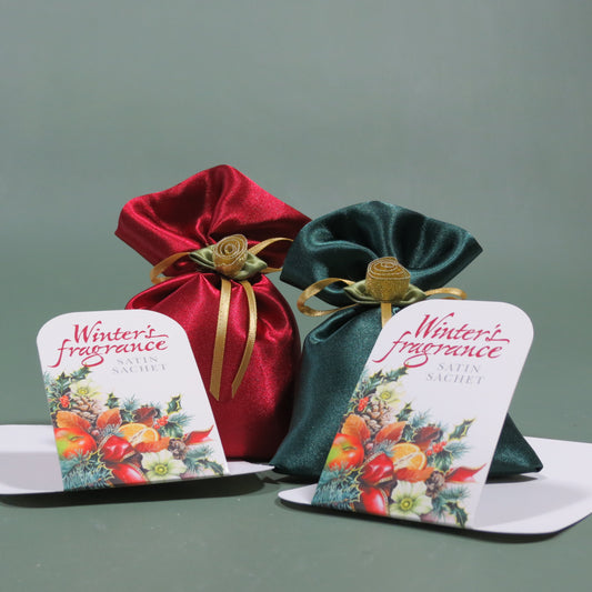 Winter Fragrance Satin Bag