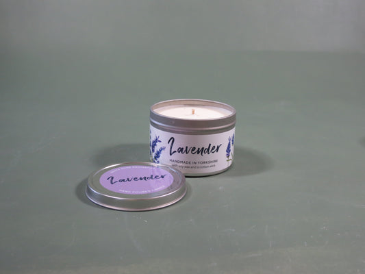 Lavender Large Tin Candle