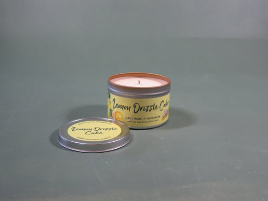 Lemon Drizzle Large Tin Candle