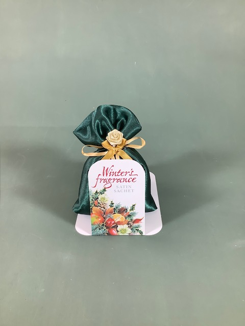 Winter Fragrant Satin Bags Red